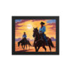 Cowboy Framed poster